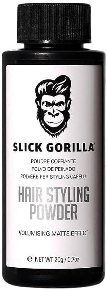 slick gorilla hair styling powder