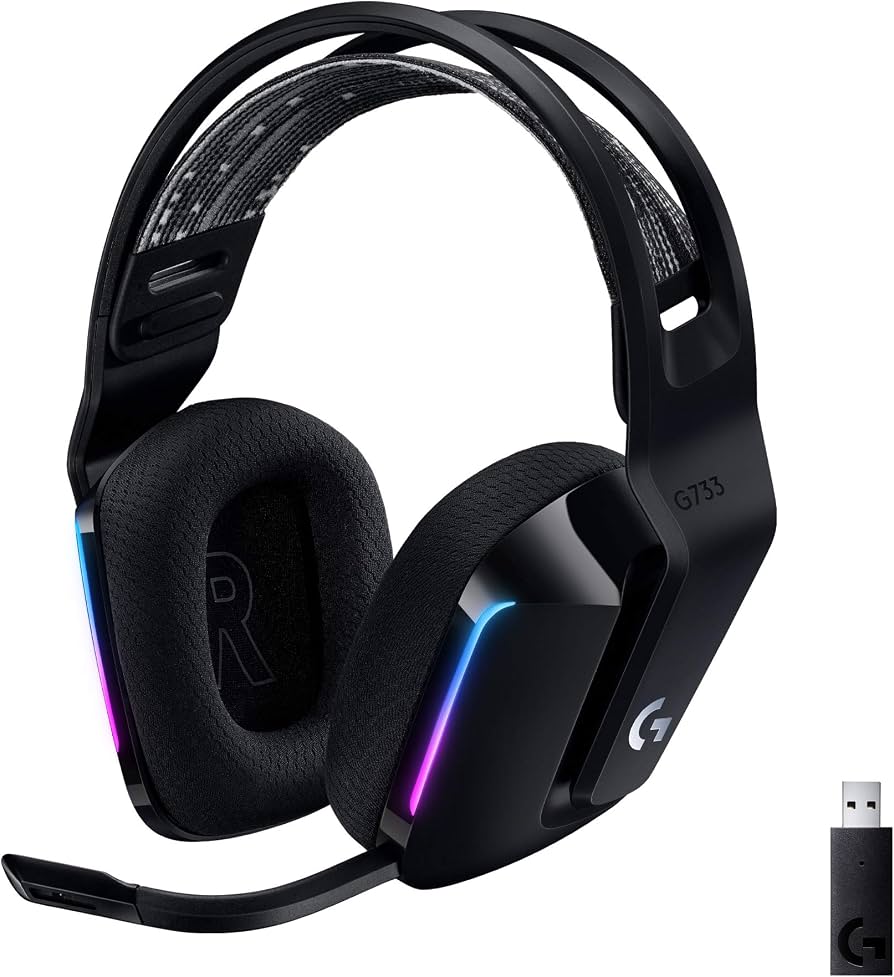 Logitech G733 Wireless Gaming Headset (Renewed)
