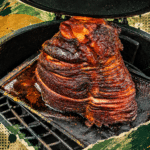 big green egg ham recipe